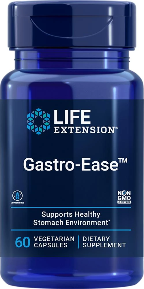 商品Life Extension|Life Extension Gastro-Ease™ (60 vegetarian capsules),价格¥222,第1张图片