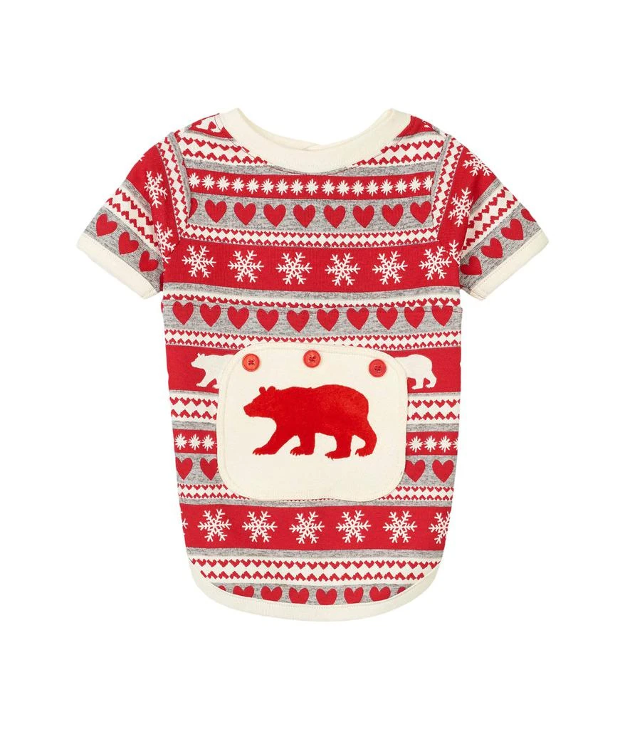 商品Little Blue House by Hatley Kids|Fair Isle Bear Dog Pajama,价格¥144,第2张图片详细描述