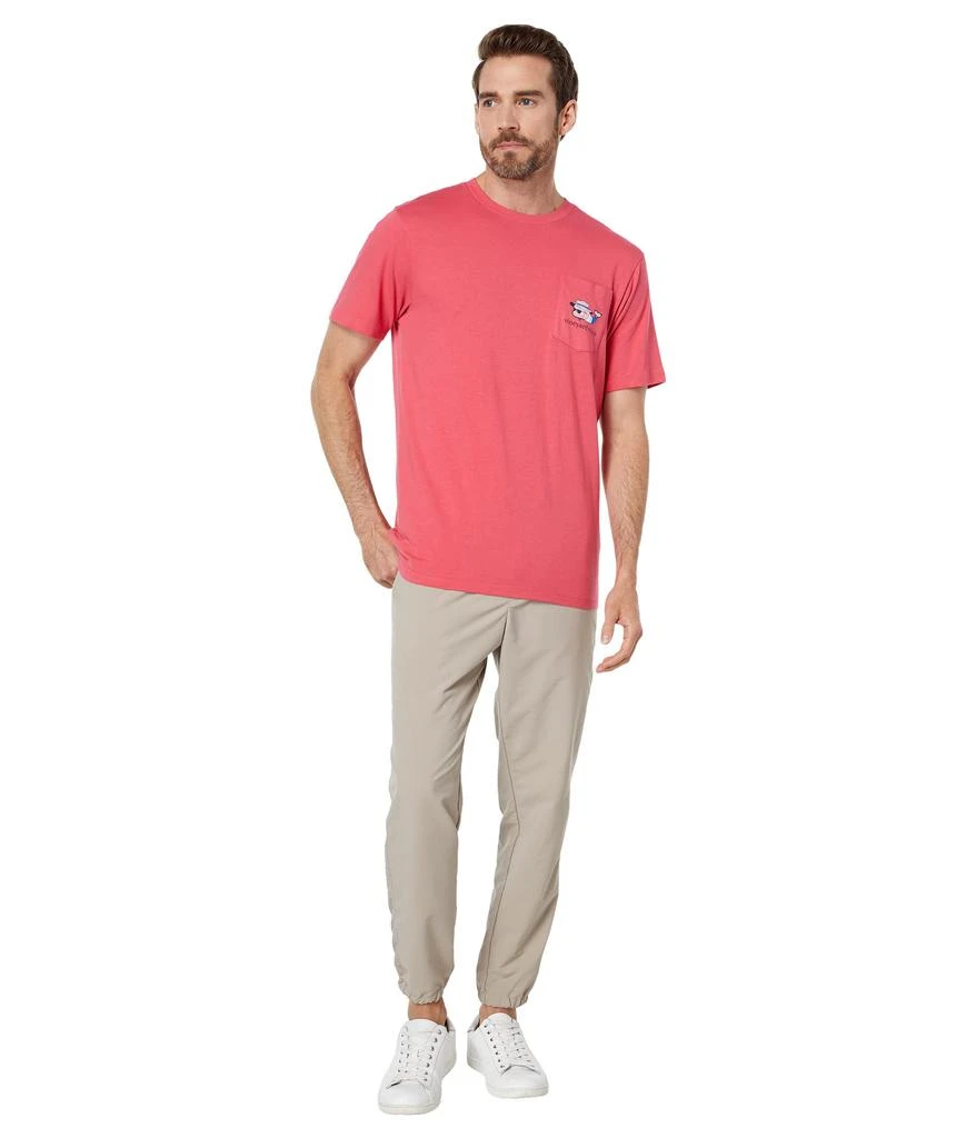 商品Vineyard Vines|Short Sleeve Americana Beach Whale Pocket T-Shirt,价格¥227,第4张图片详细描述