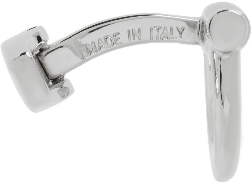 商品Salvatore Ferragamo|Silver Logo Cufflinks,价格¥1390,第2张图片详细描述