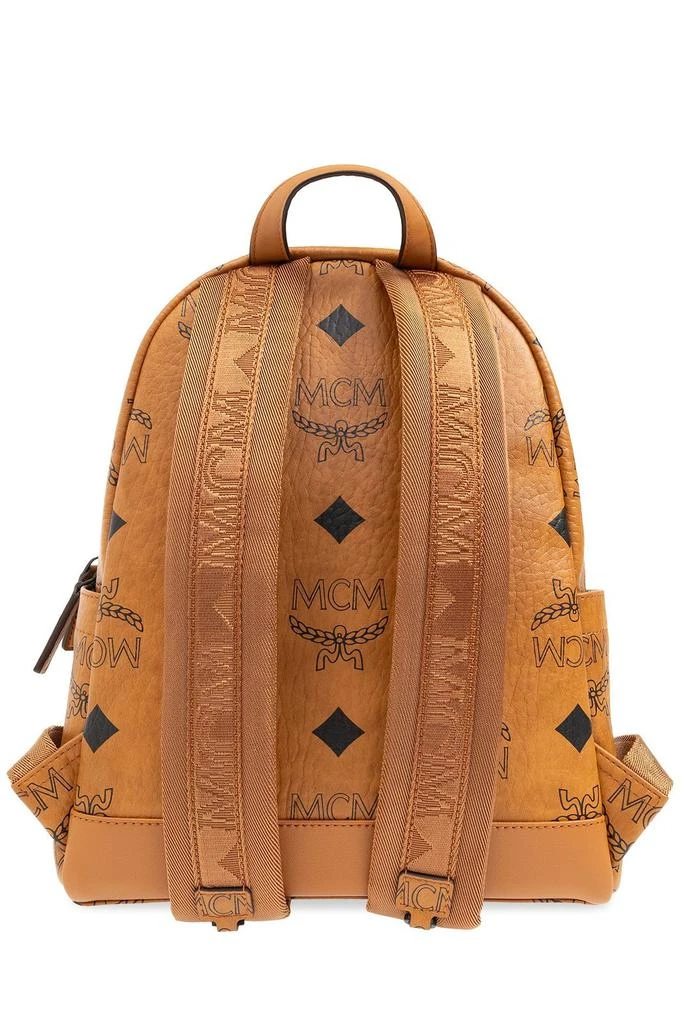 商品MCM|MCM All-Over Logo Printed Zipped Backpack,价格¥6994,第2张图片详细描述