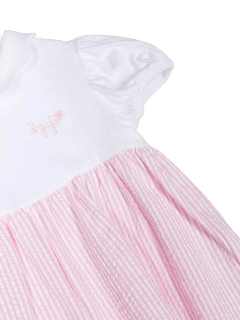 商品IL GUFO|Pink And White Seersucker Romper,价格¥952,第3张图片详细描述