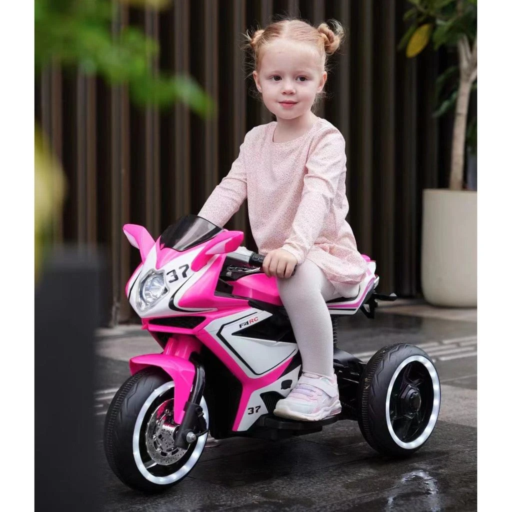 商品Simplie Fun|Tamco 6V Kids Electric motorcycle/ Cheap Kids toys motorcycle/Kids electric car/electric ride on motorcycle 3-4 years girl,价格¥1650,第2张图片详细描述