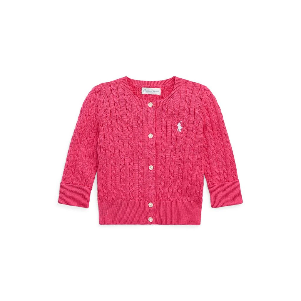 商品Ralph Lauren|Mini-Cable Cotton Cardigan (Infant),价格¥151,第1张图片