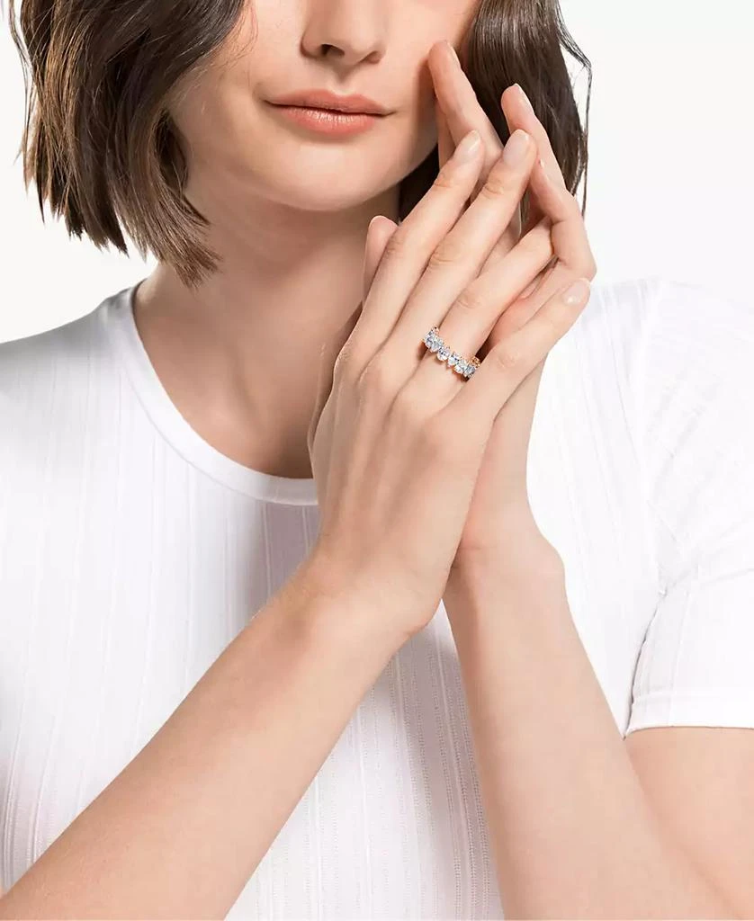 Rose Gold-Tone Crystal Ring 商品