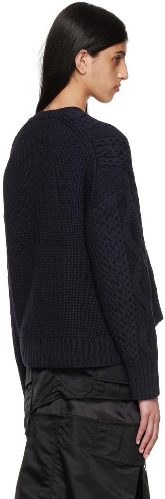 商品3.1 Phillip Lim|Navy Paneled Sweater,价格¥4938,第5张图片详细描述