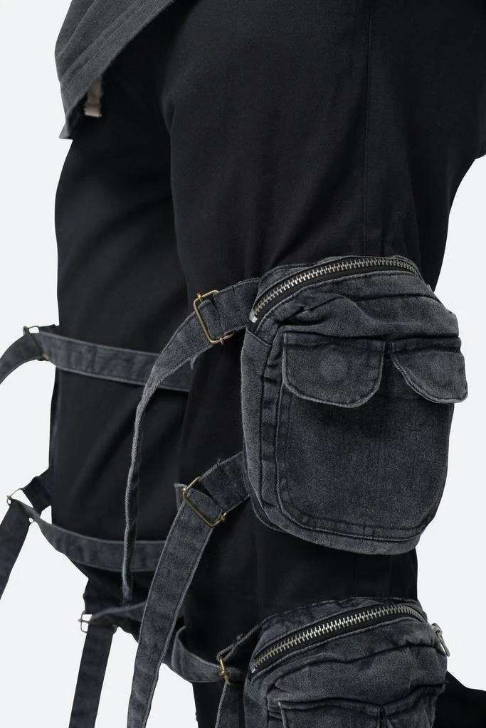 Twill Strapped Cargo Pants - Black 商品