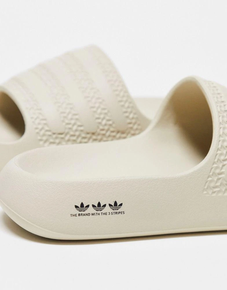 商品Adidas|adidas Originals Ayoon sliders in off white,价格¥371,第2张图片详细描述