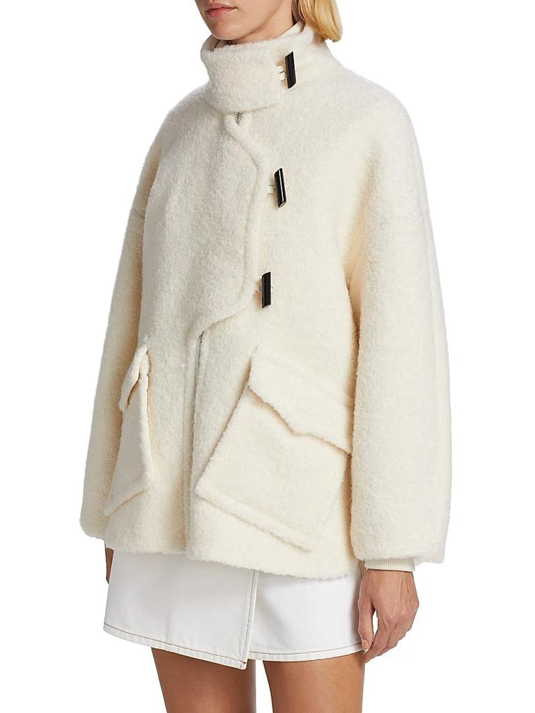 商品Ganni|Wool-Blend Boucle Jacket,价格¥1753,第4张图片详细描述