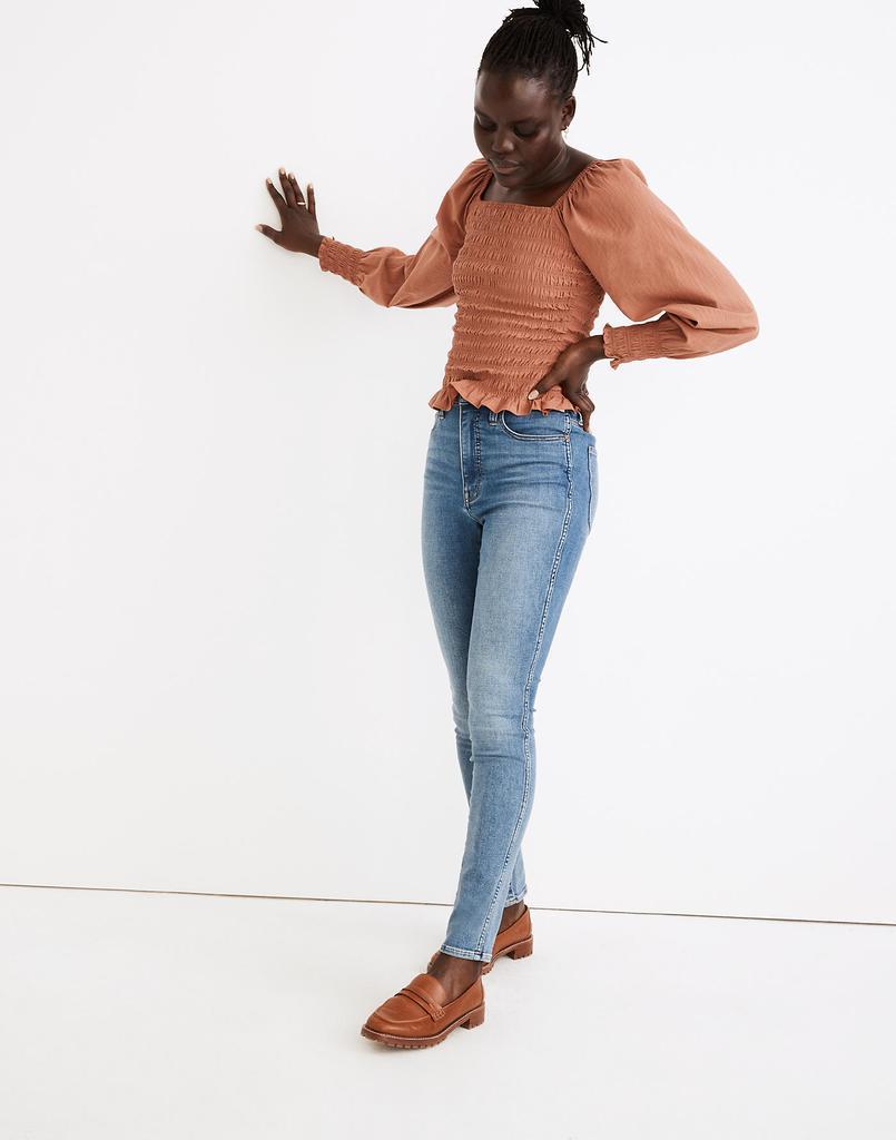 商品Madewell|Tall Curvy Roadtripper Authentic Skinny Jeans in Vinton Wash,价格¥481,第3张图片详细描述
