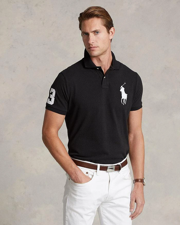 商品Ralph Lauren|Big Pony Custom Slim Fit Mesh Polo Shirt,价格¥875,第1张图片