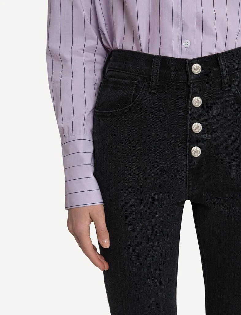 商品Pixie Market|Black Chase High Waisted Button Jeans,价格¥843,第4张图片详细描述