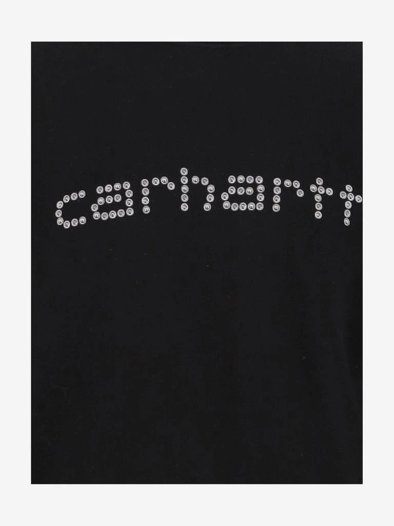 商品Carhartt|Black Cotton Rivet Script Sweat,价格¥1039,第3张图片详细描述