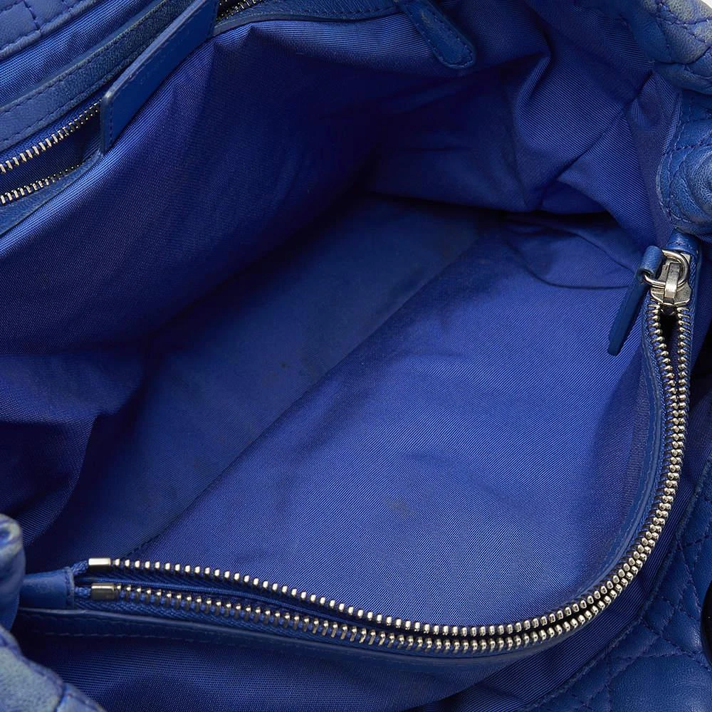 Dior Blue Cannage Leather Large Soft Lady Dior Shopping Tote 商品