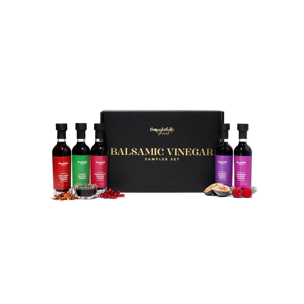 商品Thoughtfully|Gourmet, Balsamic Vinegar Sampler Gift Set, Set of 5,价格¥261,第1张图片