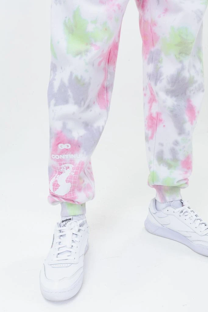 商品CONTINU8 ADULTS|CONTINU8 PINK PRINT JOGGERS,价格¥74,第3张图片详细描述