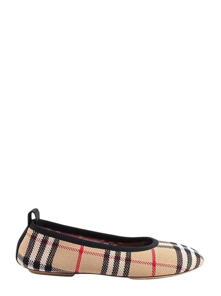 商品Burberry|Fabric ballerinas with Traditional Check print,价格¥2408,第1张图片