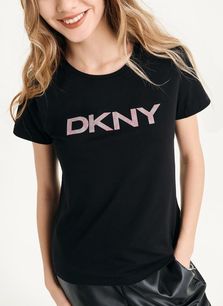 商品DKNY|Glitter Logo Tee,价格¥363,第6张图片详细描述