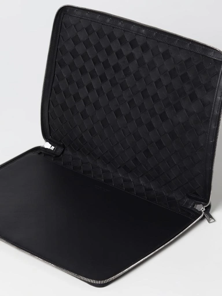 商品Bottega Veneta|Bottega Veneta laptop bag in woven leather,价格¥12079,第4张图片详细描述