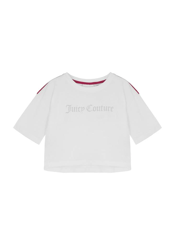 商品Juicy Couture|KIDS White logo cotton T-shirt (9-16 years),价格¥113,第1张图片