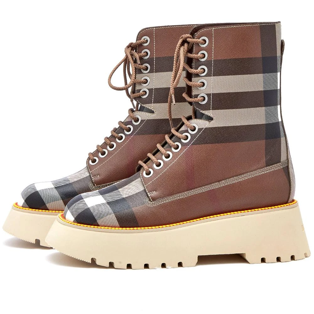 商品Burberry|Burberry Checked Mason Boot,价格¥8606,第1张图片