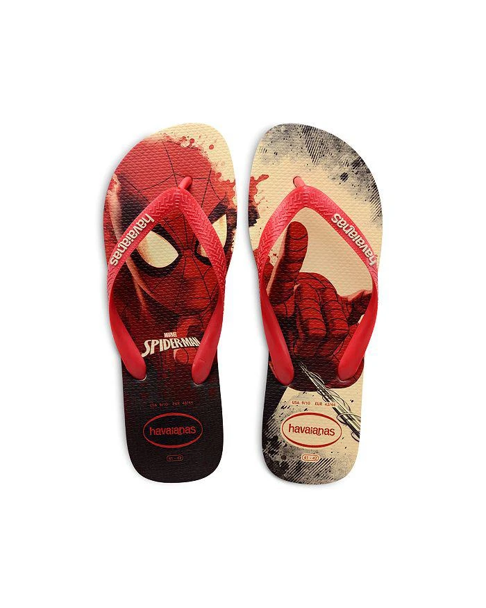 商品Havaianas|男孩(小童/幼儿)Boys' Marvel Flip Flops - Walker, Toddler, Little Kid,价格¥104,第1张图片