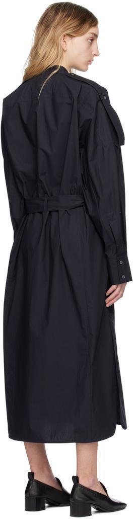 商品Studio Nicholson|Navy Itarsi Midi Dress,价格¥1382,第3张图片详细描述