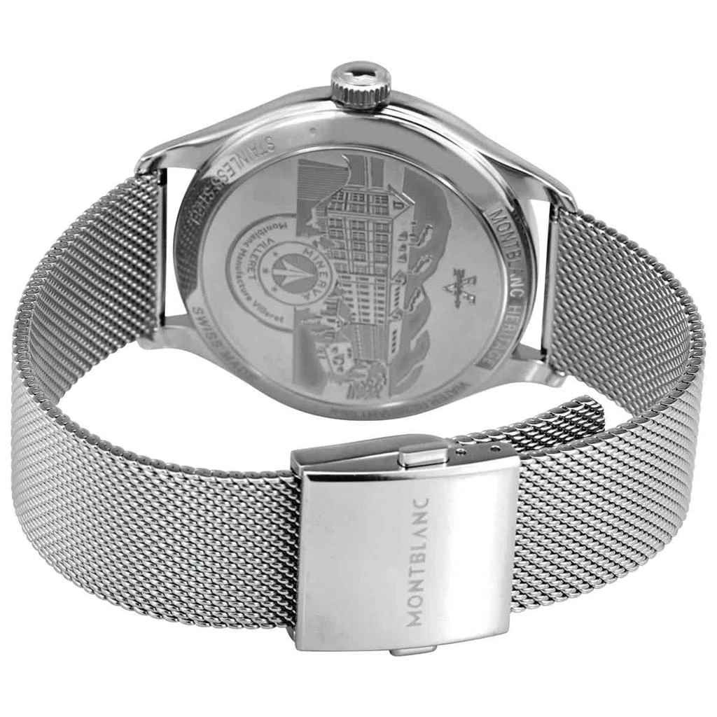 商品MontBlanc|Montblanc Heritage GMT Automatic Stainless Steel Men's Watch 119949,价格¥11924,第3张图片详细描述
