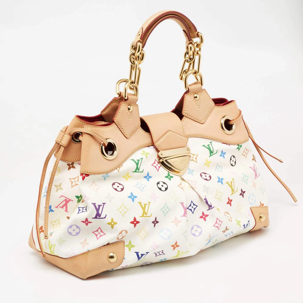 商品[二手商品] Louis Vuitton|Louis Vuitton White Multicolor Monogram Canvas Ursula Bag,价格¥6097,第3张图片详细描述
