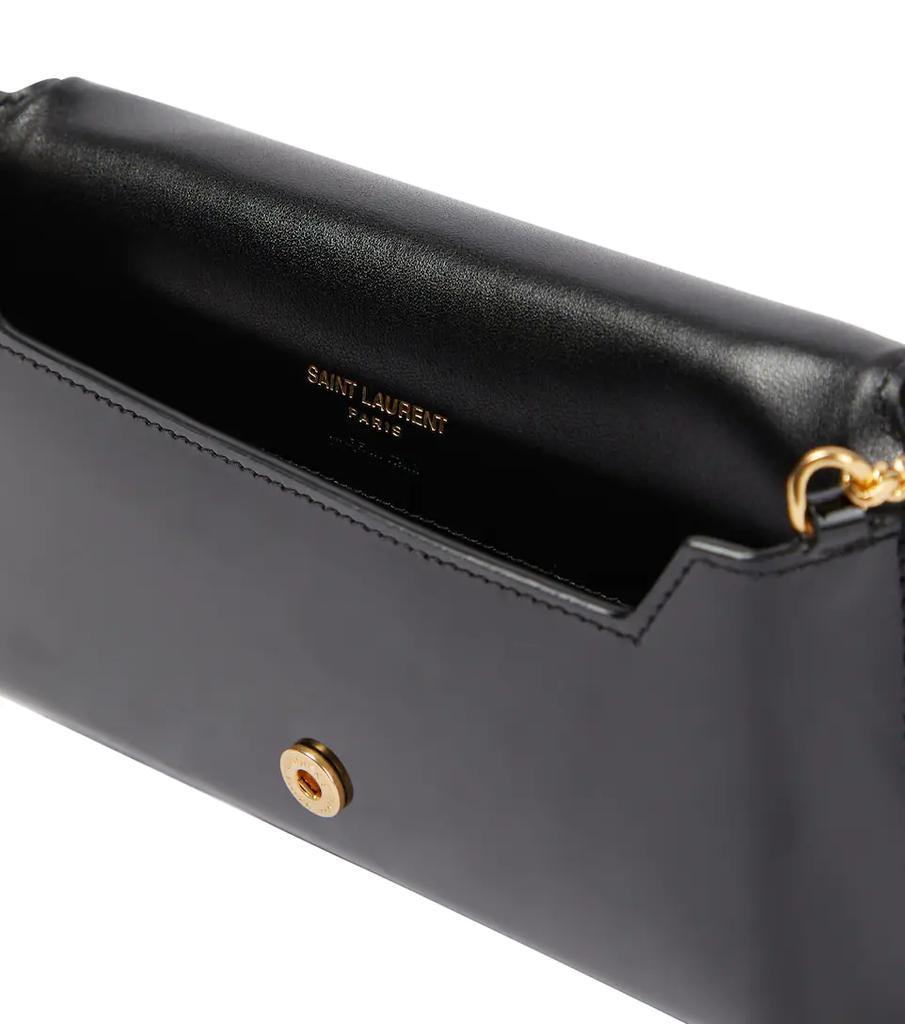 商品Yves Saint Laurent|Cassandre Small leather wallet on chain,价格¥4799,第5张图片详细描述