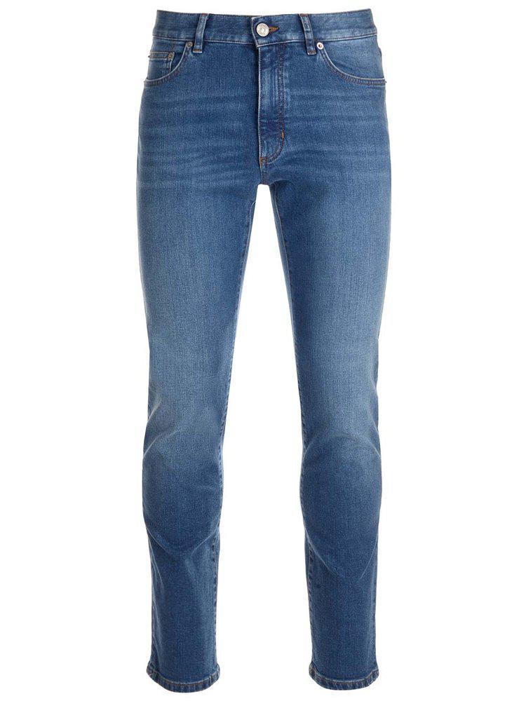 商品Zegna|Z Zegna Mid Rise Slim Fit Jeans,价格¥2223-¥2342,第1张图片
