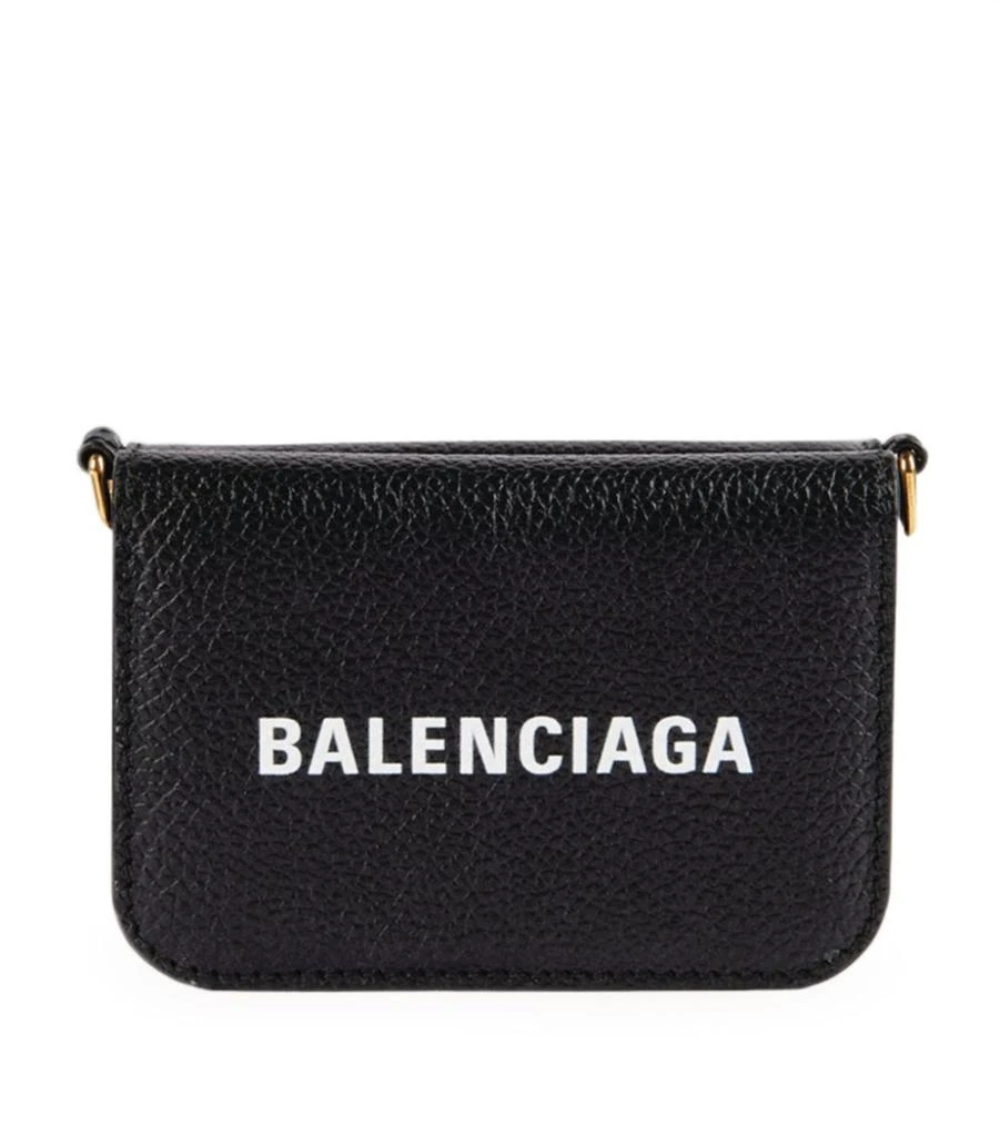 商品Balenciaga|Mini Leather Chain Wallet,价格¥5422,第5张图片详细描述