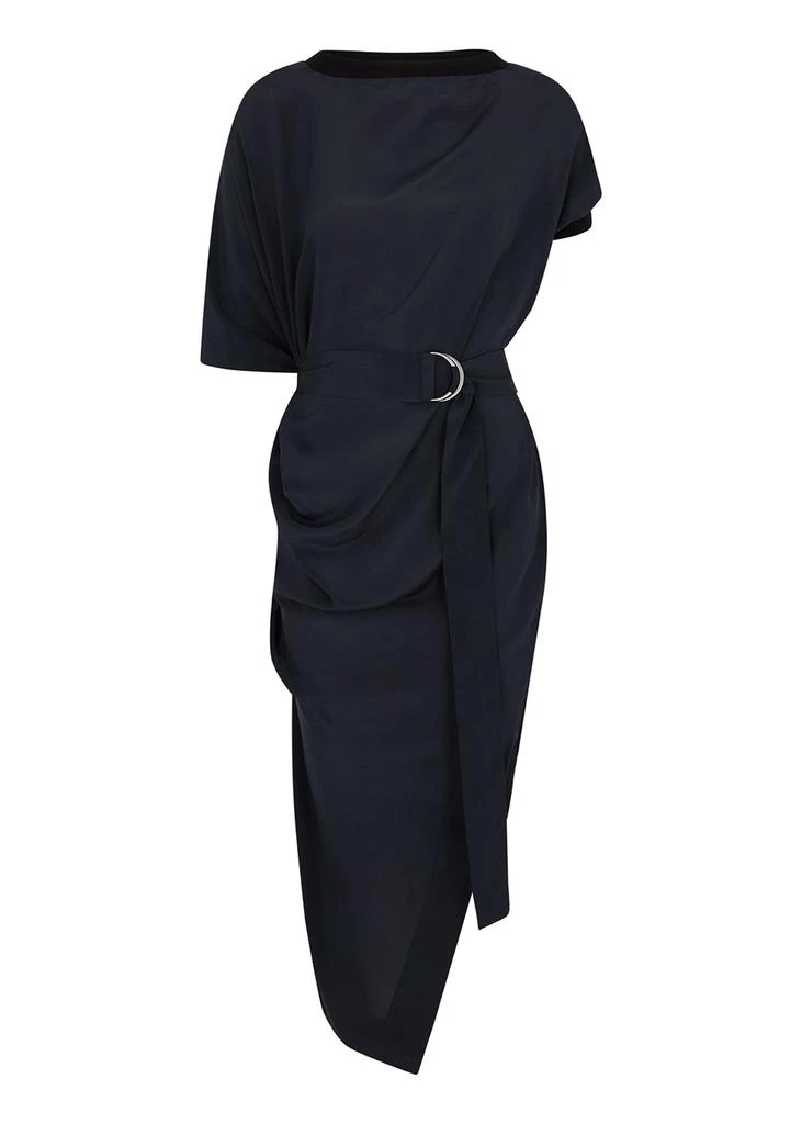 商品Vivienne Westwood|Anex draped silk crepe de chine midi dress,价格¥3371,第1张图片