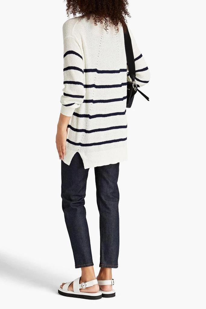 商品Rag & Bone|Soleil striped ribbed cotton-blend sweater,价格¥790,第3张图片详细描述