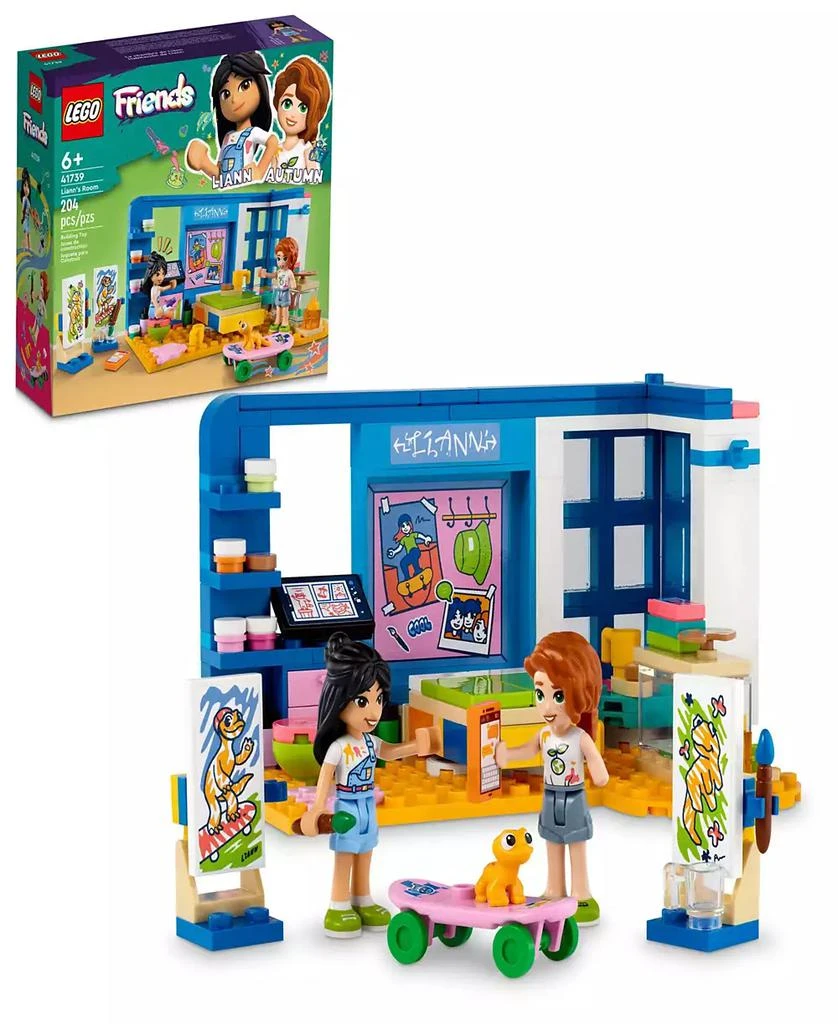 商品LEGO|Friends Liann's Room 41739 Toy Building Set with Liann, Autumn and Gecko Figures,价格¥149,第1张图片