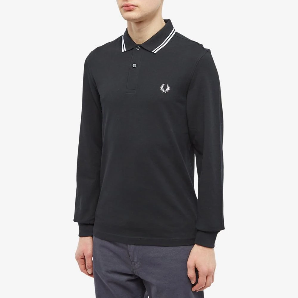 商品Fred Perry|Fred Perry Long Sleeve Twin Tipped Polo,价格¥656,第2张图片详细描述