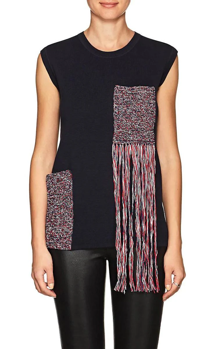 商品RHIÉ|Textured-Pocket Cotton Top,价格¥598,第1张图片