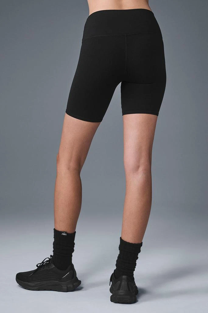 商品Alo|7" High-Waist Biker Short - Black,价格¥553,第2张图片详细描述