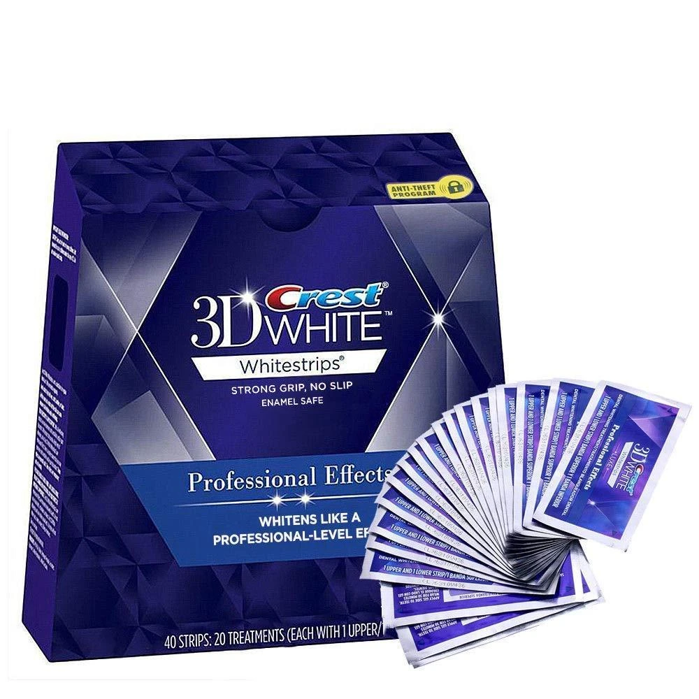 Crest 3D No Slip Whitestrips Professional Effects Teeth Whitening Kit 20 ea 商品