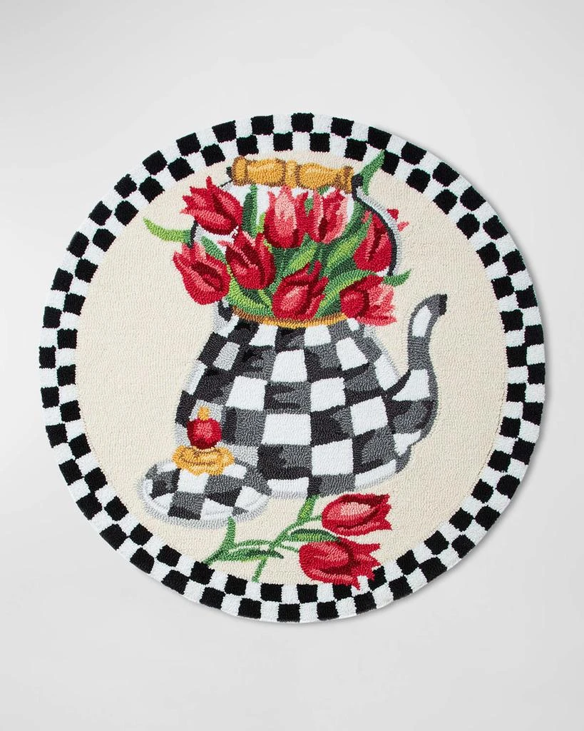 商品MacKenzie-Childs|Tulip Kettle Round Rug,价格¥1139,第1张图片