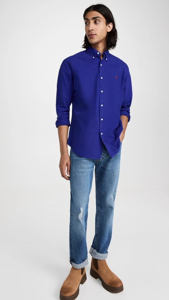 商品Ralph Lauren|Polo Ralph Lauren Classic Oxford Long Sleeve Sport Shirt,价格¥584,第5张图片详细描述