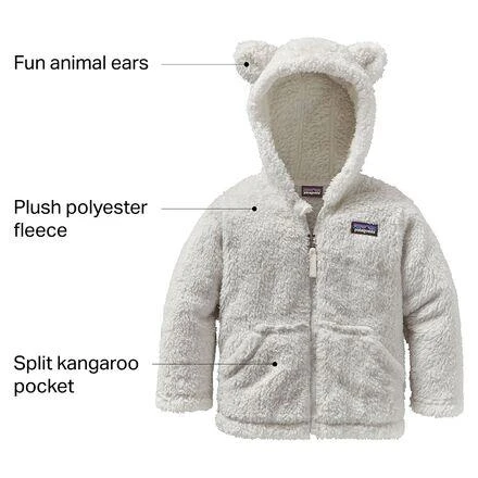 商品Patagonia|Furry Friends Fleece Hooded Jacket - Infants',价格¥314,第2张图片详细描述