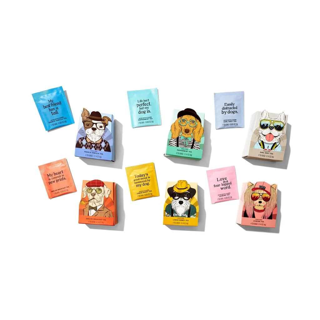 商品Thoughtfully|Gourmet, Dog Lover’s Tea Gift Set, Set of 24,价格¥207,第3张图片详细描述