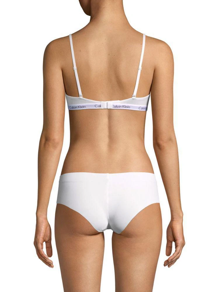 商品Calvin Klein|Stretch-Cotton Triangle Bralette,价格¥96,第2张图片详细描述