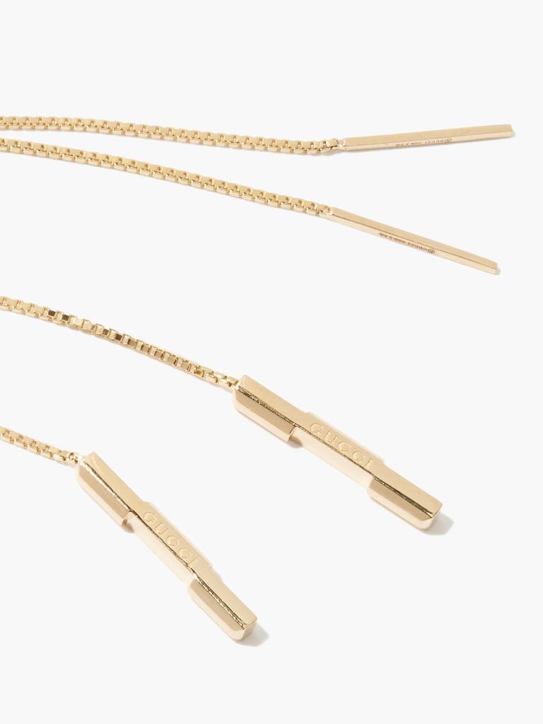 商品Gucci|Link to Love 18kt gold earrings,价格¥9106,第5张图片详细描述