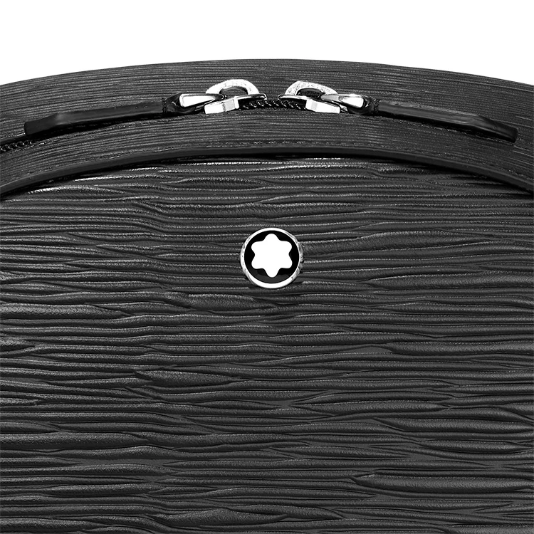 商品[国内直发] MontBlanc|万宝龙 大班4810系列 品牌六角白星可调节肩带拉链开合 全粒面牛皮 背包双肩包 小号 男女同款情侣款 黑色,价格¥10845,第7张图片详细描述