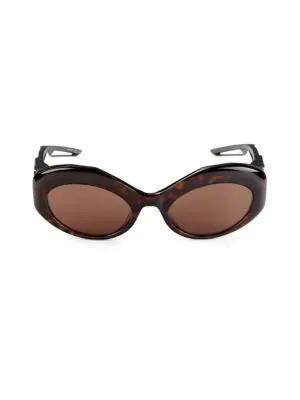 商品Balenciaga|55MM Oval Sunglasses,价格¥826,第1张图片