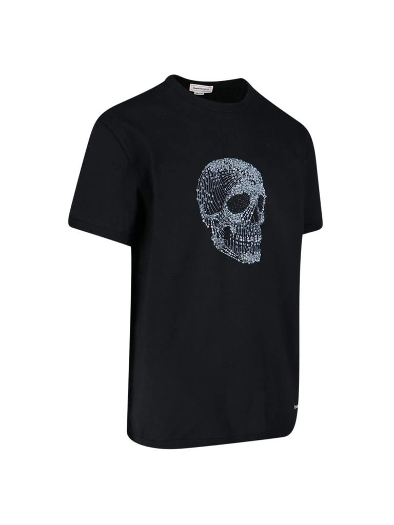 商品Alexander McQueen|Alexander McQueen Skull Printed Crewneck T-Shirt,价格¥1979,第3张图片详细描述