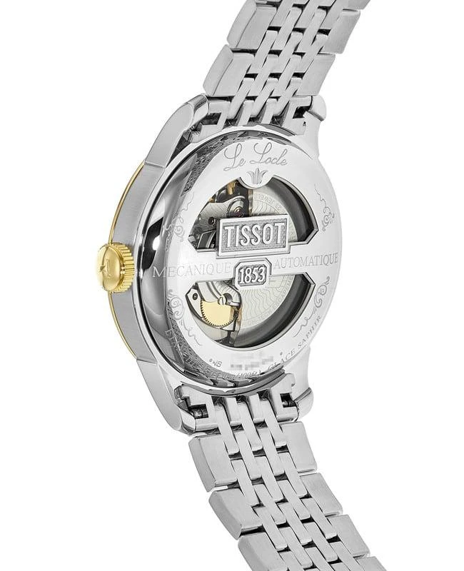 商品Tissot|Tissot Le Locle Powermatic 80 Silver Dial Two-Tone Steel Men's Watch T006.407.22.033.01,价格¥4568,第3张图片详细描述