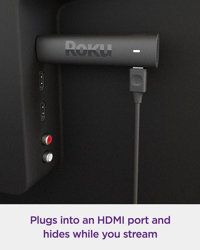 商品Roku|Streaming Stick 4K+ (2021) Streaming Device 4K/HDR/Dolby Vision with Roku Voice Remote Pro,价格¥521,第4张图片详细描述